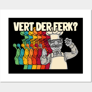 Retro Vert der ferk Posters and Art